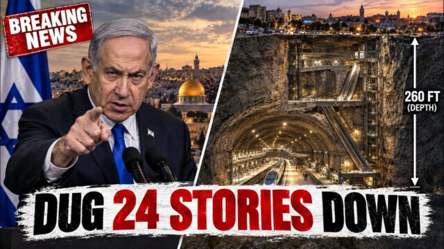Why Israel Built Jerusalem’s Train Station 260 Feet Underground Inside Solid Rock